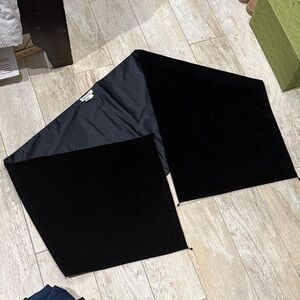 Kay Unger New York Vintage Black Velvet Scarf